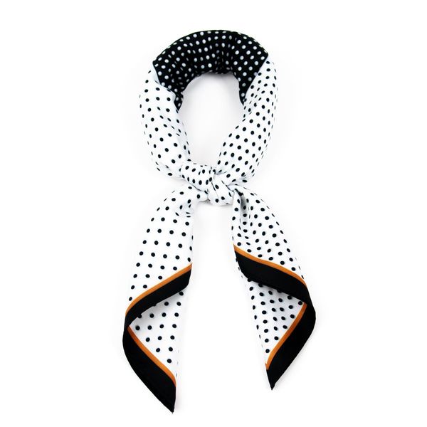 Hovedbilde Rosenvinge lite skjerf, tosidig prikket print ...