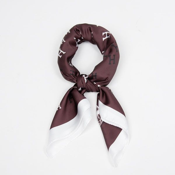 Hovedbilde Rosenvinge lite skjerf, H-print -burgunder